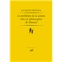 Le problème de la genèse dans la philosophie de Husserl