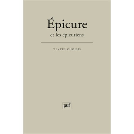 Épicure et les épicuriens