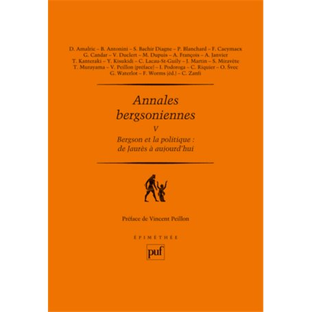 Annales bergsoniennes, V