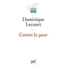 Contre la peur