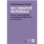 De l'identité nationale