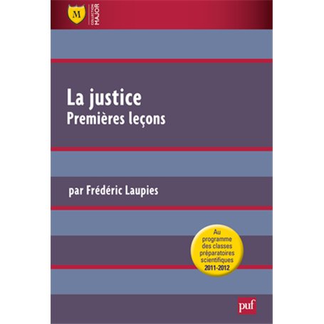 La justice. Premières leçons