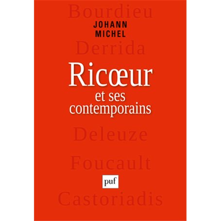 Ricoeur et ses contemporains