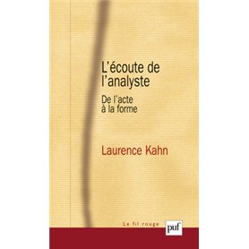 L'écoute de l'analyste