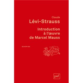 Introduction à l'oeuvre de Marcel Mauss