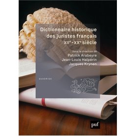 Dictionnaire historique des juristes français, XIIe-XXe siècle