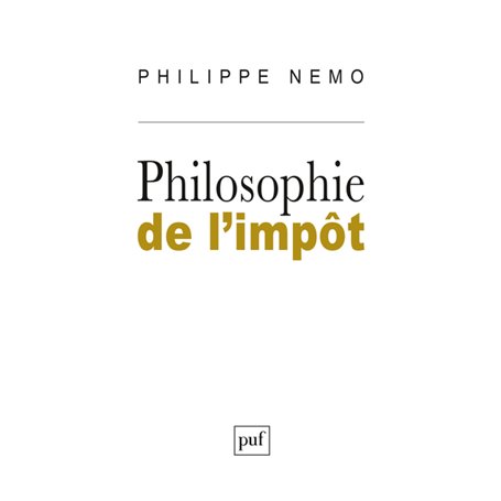 Philosophie de l'impôt