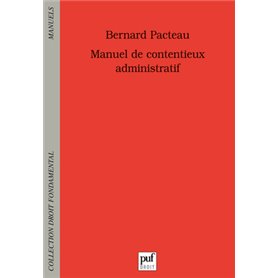 Manuel de contentieux administratif