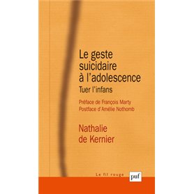 Le geste suicidaire à l'adolescence. Tuer l'infans