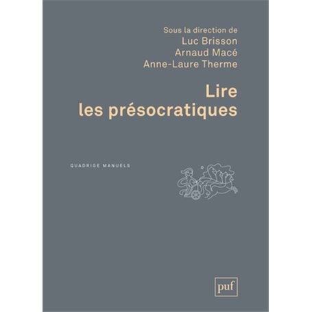 Lire les présocratiques