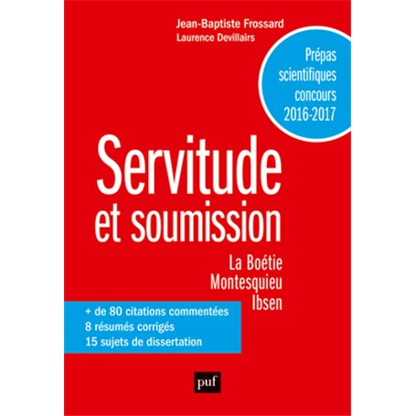 Servitude et soumission