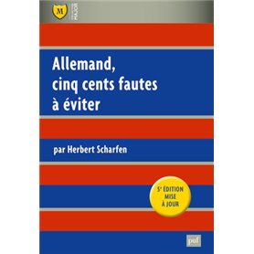 Allemand, cinq cents fautes à éviter