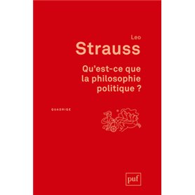 Qu'est-ce que la philosophie politique ?