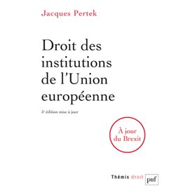 Droit des institutions de l'Union européenne