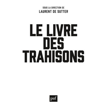 Le livre des trahisons