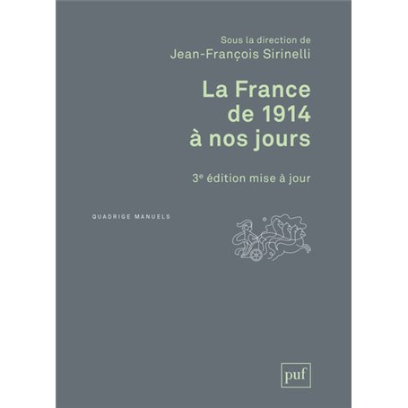 La France de 1914 à nos jours