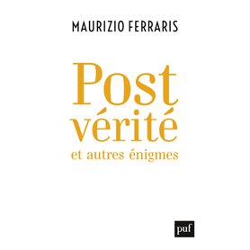 Postvérité et autres énigmes