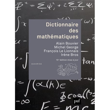 Dictionnaire des mathématiques