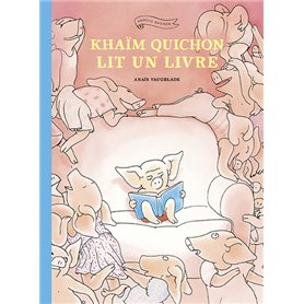 Khaïm Quichon lit un livre