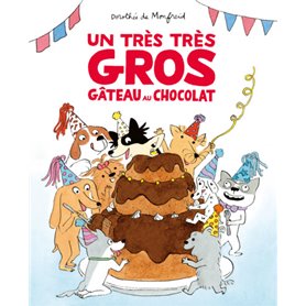 Un très très gros gâteau au chocolat