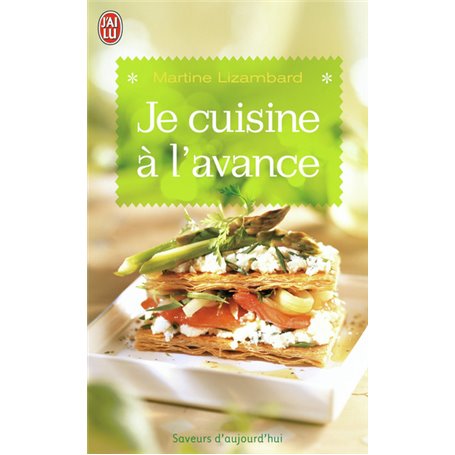 Je cuisine à l'avance