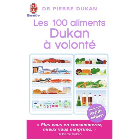 Les 100 aliments Dukan à volonté