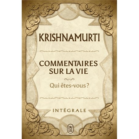 Commentaires sur la vie