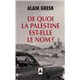 De quoi la Palestine est-elle le nom ?