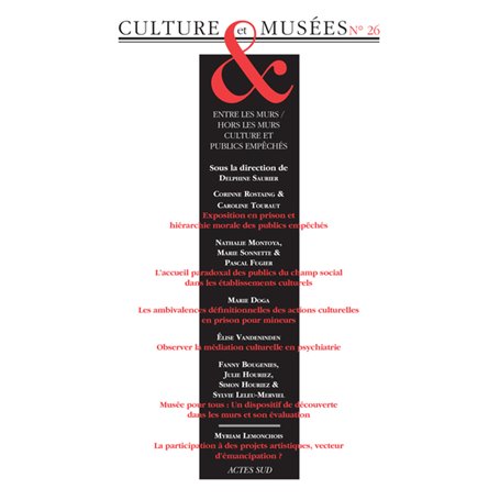 Revue Culture et Musées n° 26