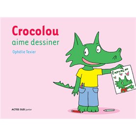 Crocolou aime dessiner