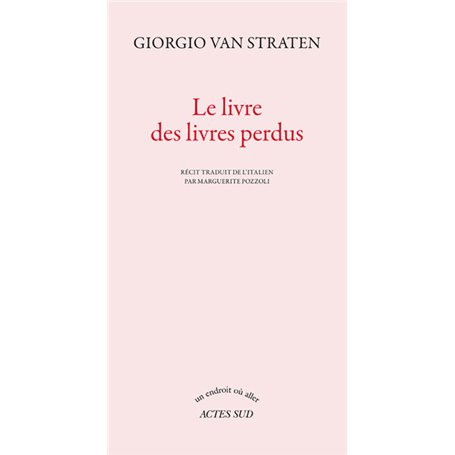 Le livre des livres perdus