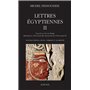 Lettres égyptiennes II