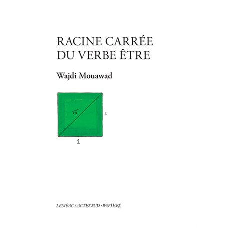 Racine carrée du verbe être