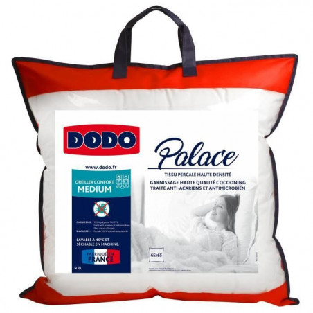 DODO Oreiller Percale Anti-Acariens PALACE - 65 x 65 cm 98,99 €