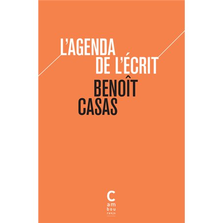 Agenda de l'écrit