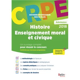 CRPE ADMISSION HISTOIRE EMC