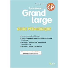 Le nouveau Grand large CP - Guide pédagogique 2018