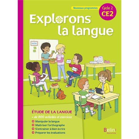 Explorons la langue CE2 - Manuel