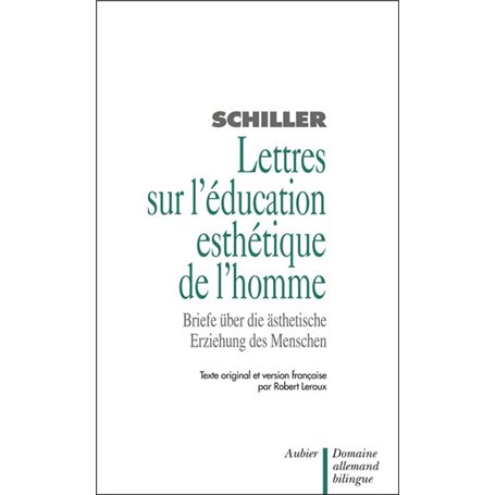 Lettres sur l'éducation esthétique de l'homme