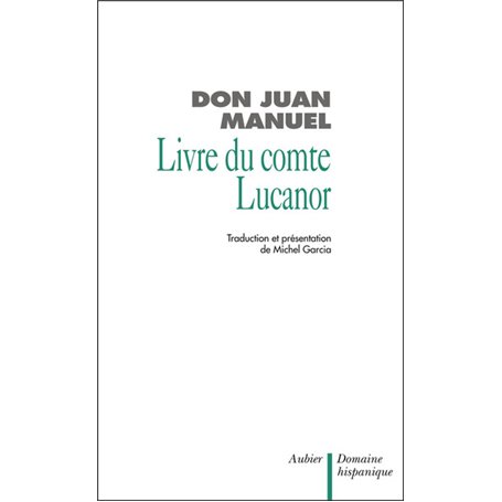 Le Livre du Comte Lucanor