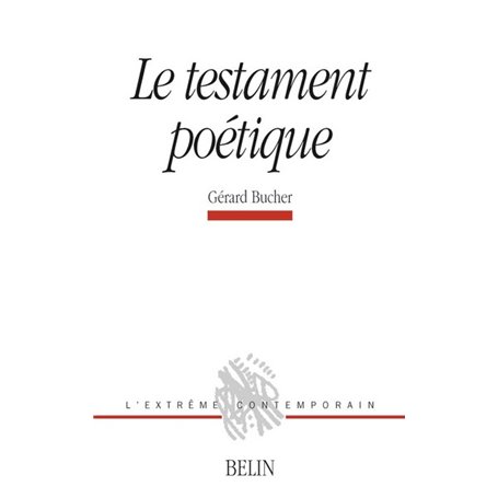 Le testament poétique