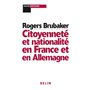 Citoyenneté et nationalité en France et en Allemagne