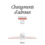 Changements d'adresses