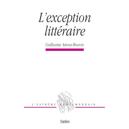 L'exception littéraire