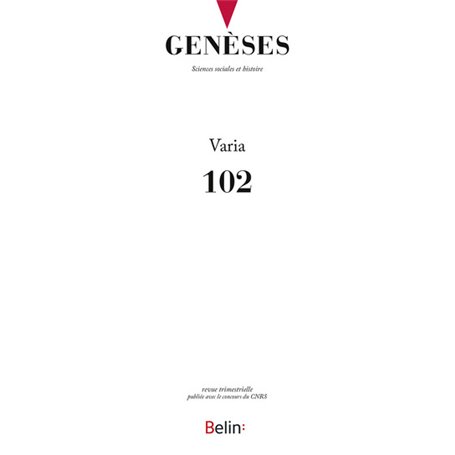 Genèses n°102