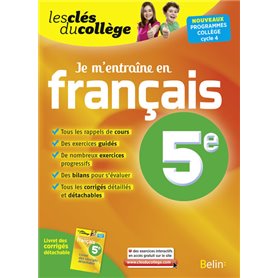 Je m'entraîne en Français - 5ème