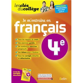 Je m'entraîne en Français - 4ème