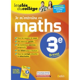 Je m'entraîne en Maths - 3ème