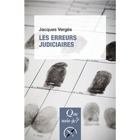 Les erreurs judiciaires