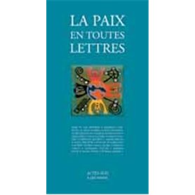 La paix en toutes lettres